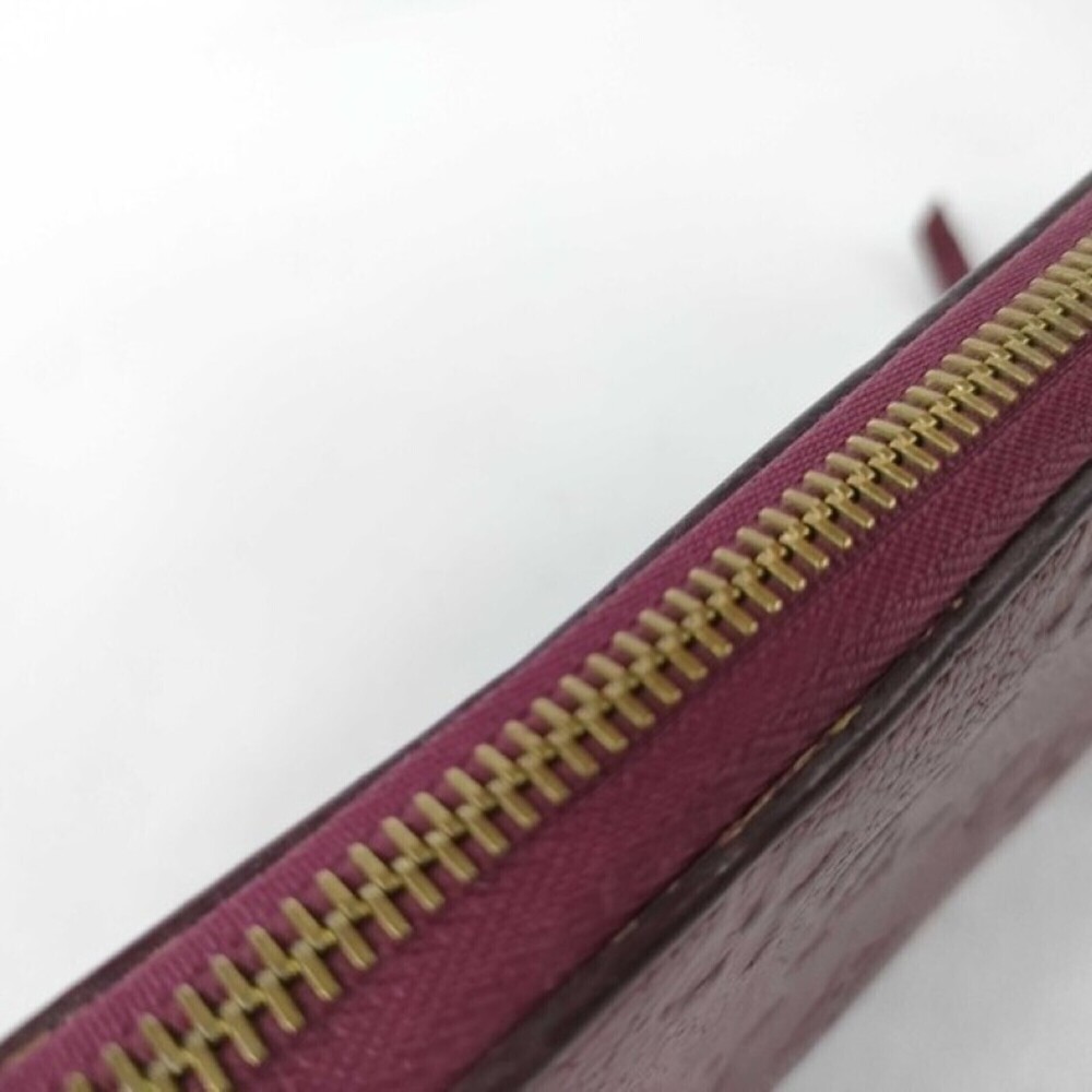 LOUIS VUITTON Zippy Wallet M62214 Raisin (Purple) Monogram Empreinte Women's ... - Picture 6 of 10